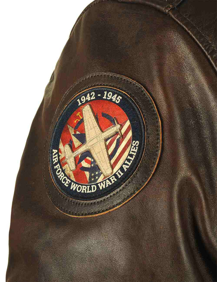 Spencer™ | Veste de Vol avec Détails Aviateurs