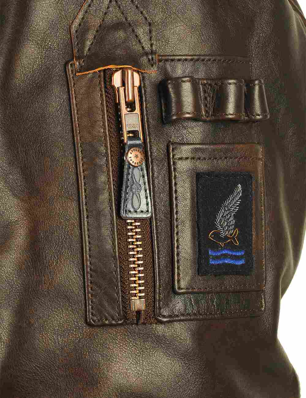 Spencer™ | Veste de Vol avec Détails Aviateurs