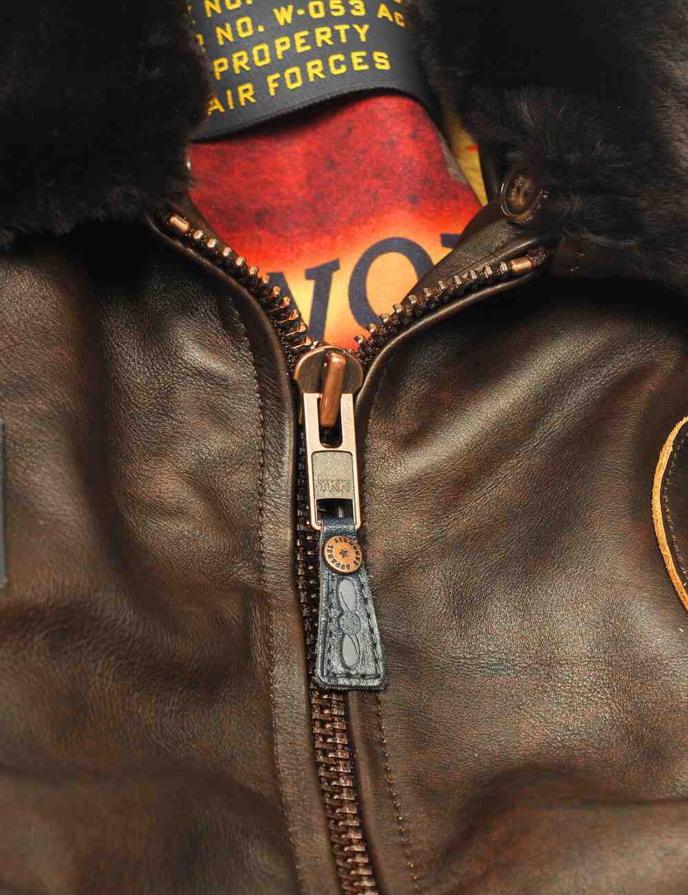 Spencer™ | Veste de Vol avec Détails Aviateurs