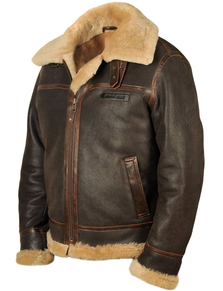 Aeron™ | Veste Aviateur en cuir