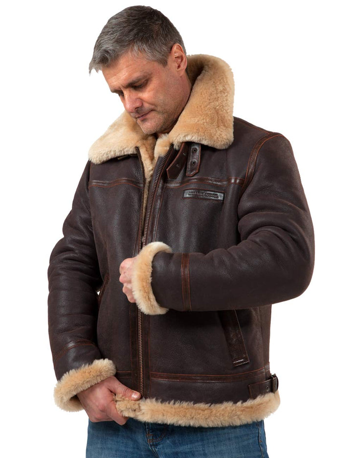 Aeron™ | Veste Aviateur en cuir