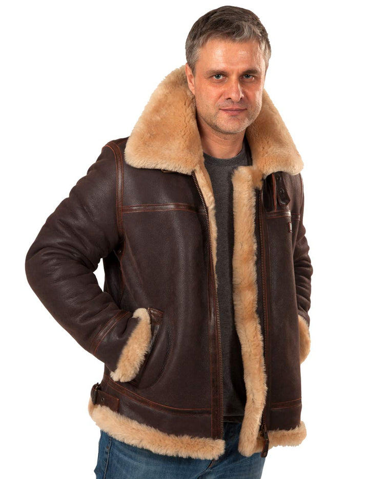 Aeron™ | Veste Aviateur en cuir