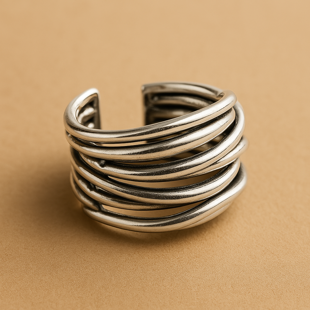 Luna™ | Bague Superposée Ajustable Élégante