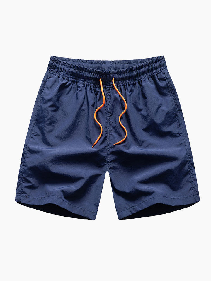 Chemise à boutons imprimée florale tropicale et shorts de bain