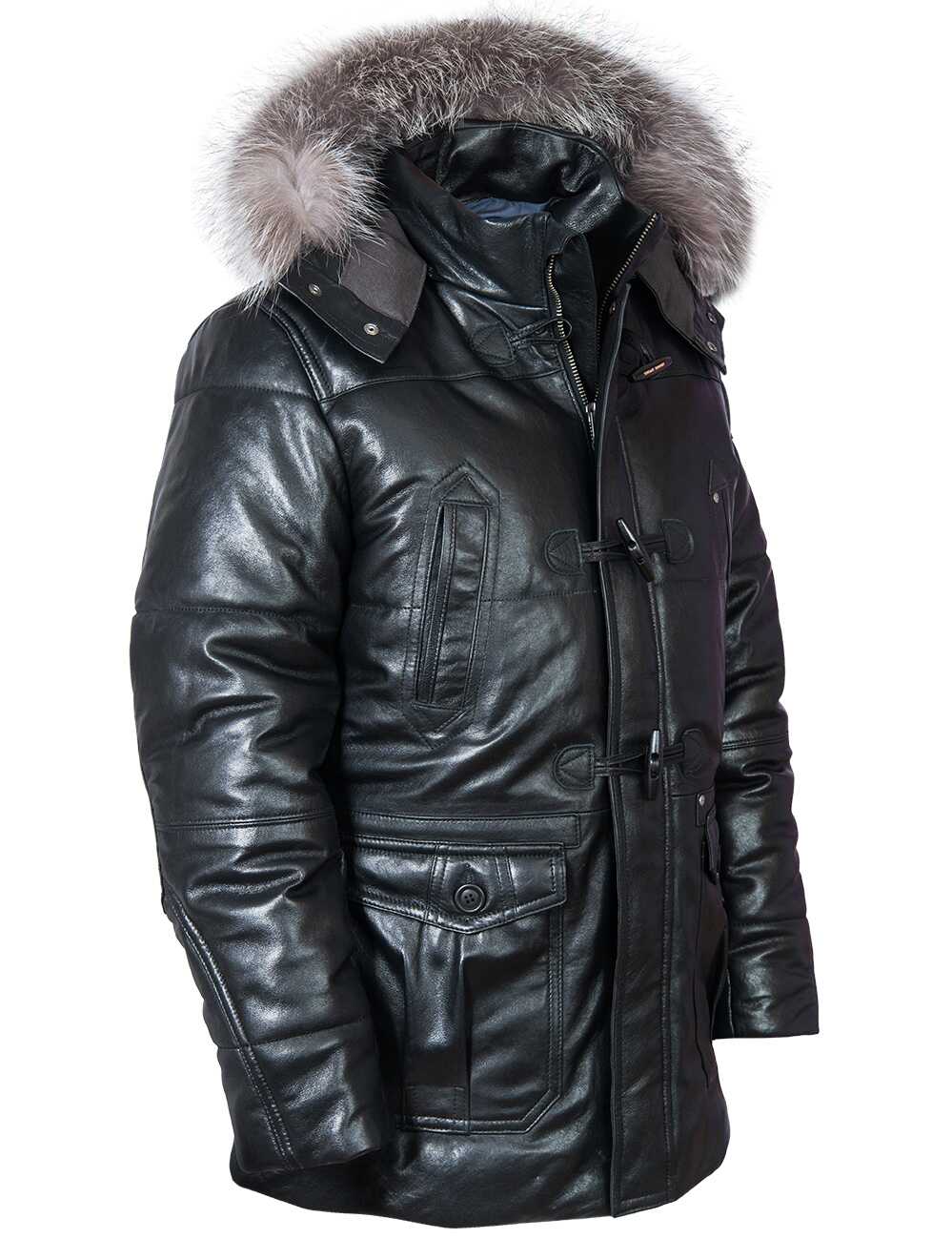 Aron™ | Parka Longue Classique avec Capuche Amovible en Fourrure