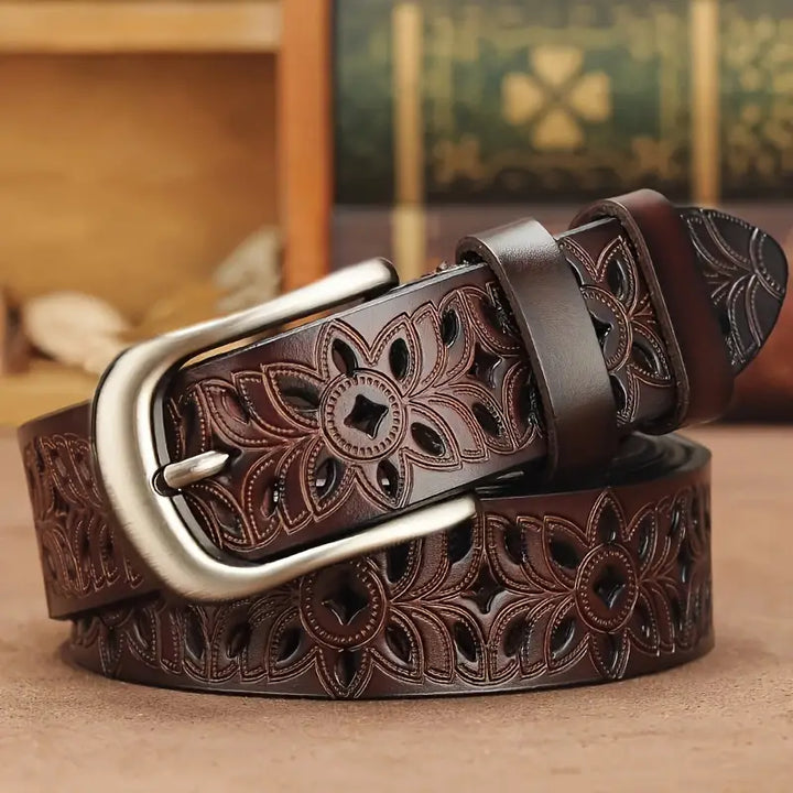 Ceinture en Cuir Classique Élégante de Monika
