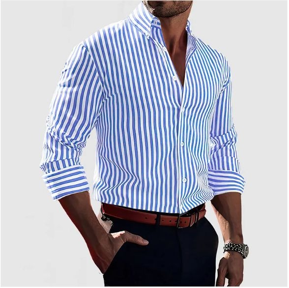 Savrani™ | Chemise Confidence à rayures
