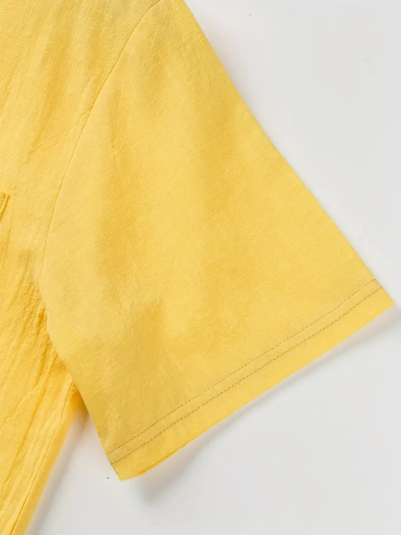 Savrani™ | Chemise élégante à manches courtes