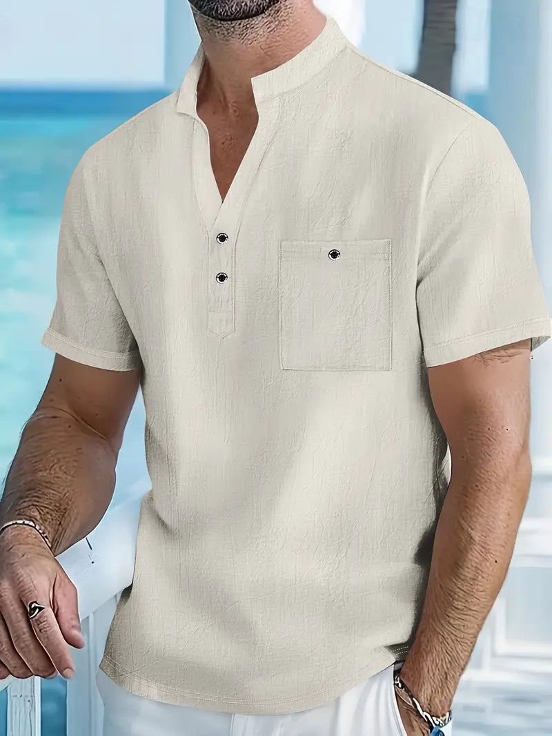 Savrani™ | Chemise élégante à manches courtes