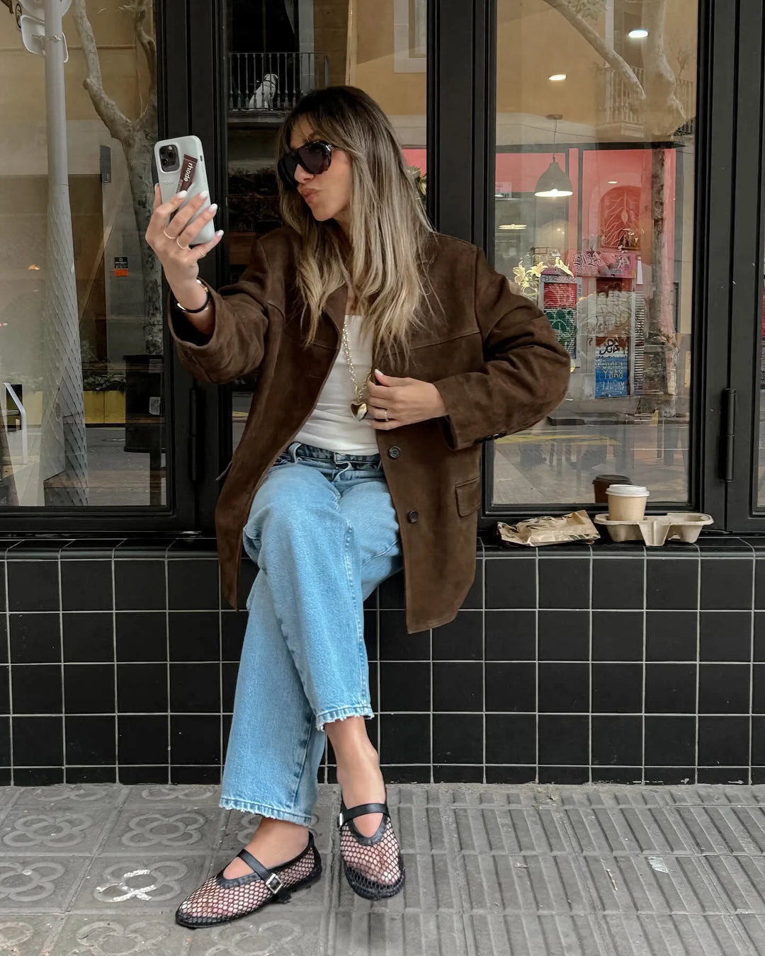 Cécile™ - Blazer en Daim