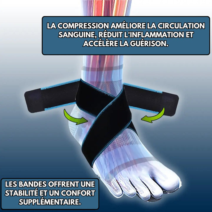 OrthoBand - Chevillère de Compression pour Épine Calcanéenne