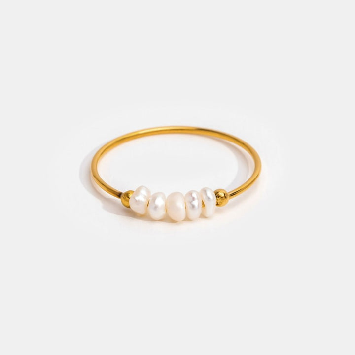 Grace - Bague en perles d'eau douce → Grace - Anneau en perles naturelles