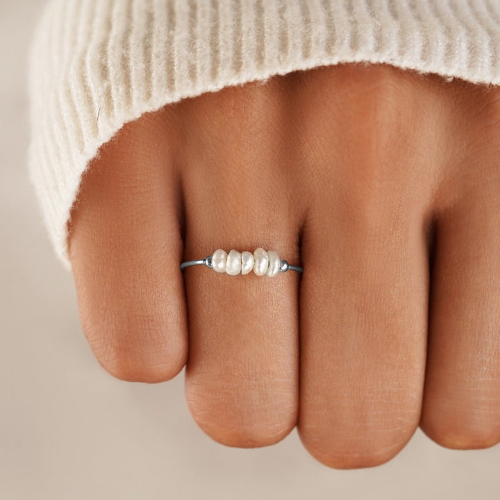 Classic Freshwater Pearl Ring in Silver