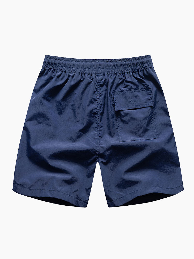 Chemise à boutons imprimée florale tropicale et shorts de bain