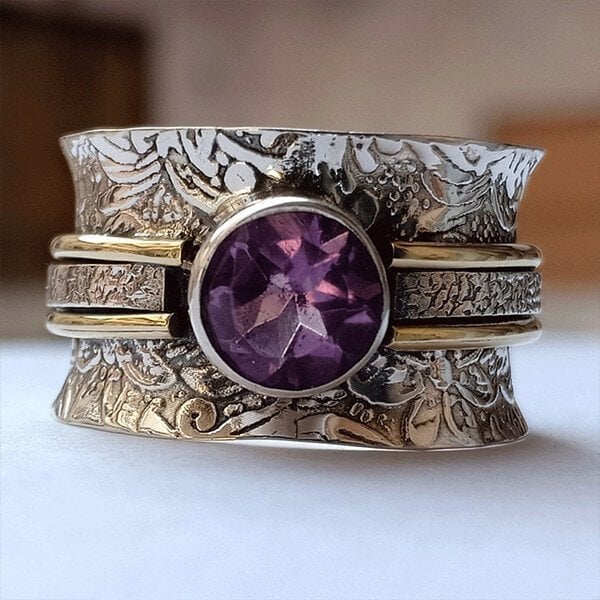 Luna™ | Bague de Méditation Bohémienne en Cristal