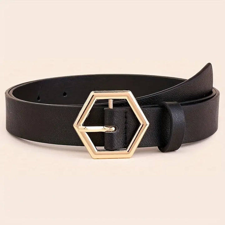 Ligne Élégante – Ceinture en Cuir Classique pour Femmes
