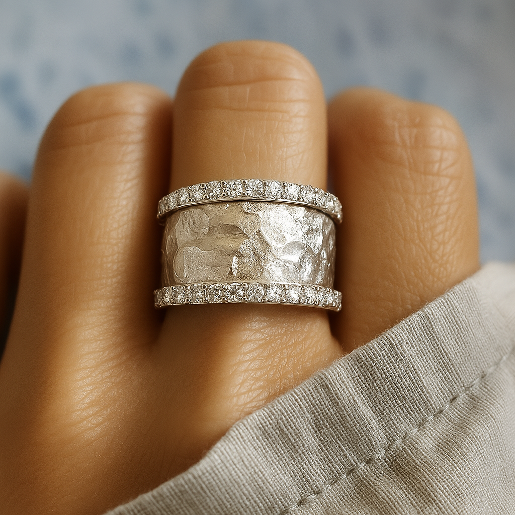 Luna™ | Bague Vintage en Zirconia Argenté