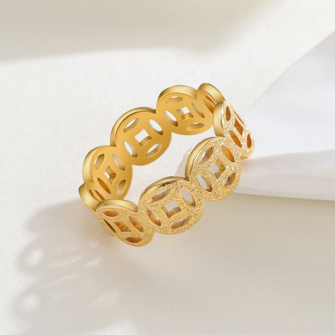 Bague au Motif Classique Ella | Or