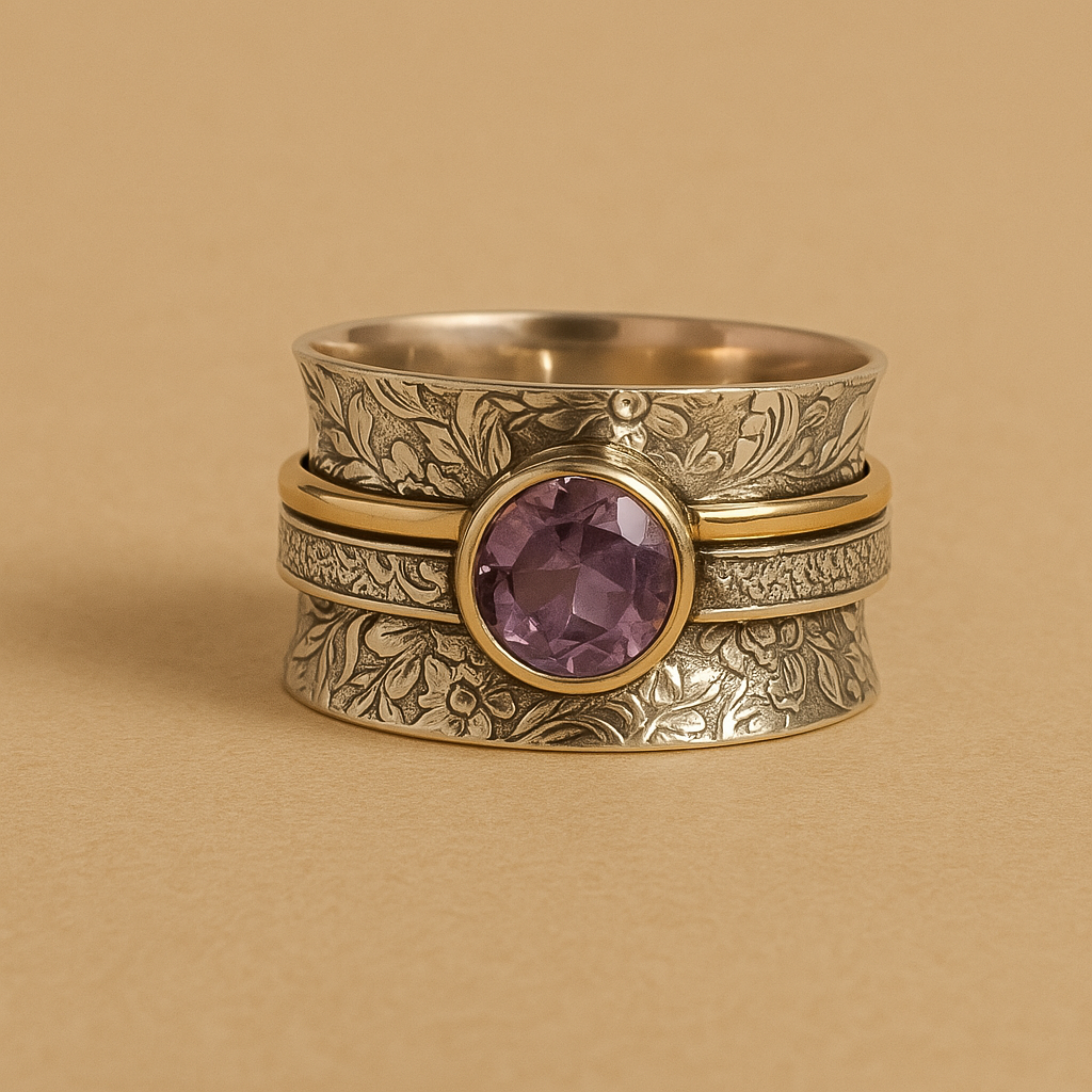 Luna™ | Bague de Méditation Bohémienne en Cristal