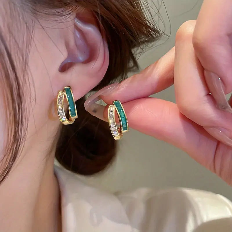 Boucles d'oreilles Chloé Feuillage | Or