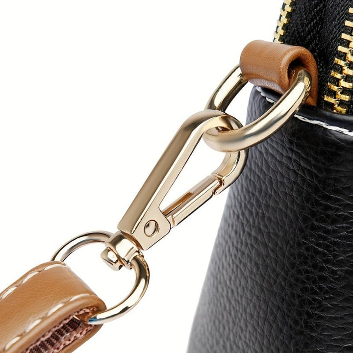 Sac à bandoulière Mila en cuir gaufré