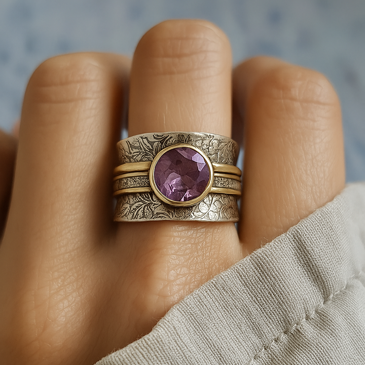 Luna™ | Bague de Méditation Bohémienne en Cristal
