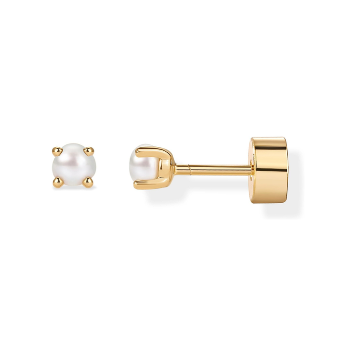 Boucles d'oreilles en perles délicates | Or