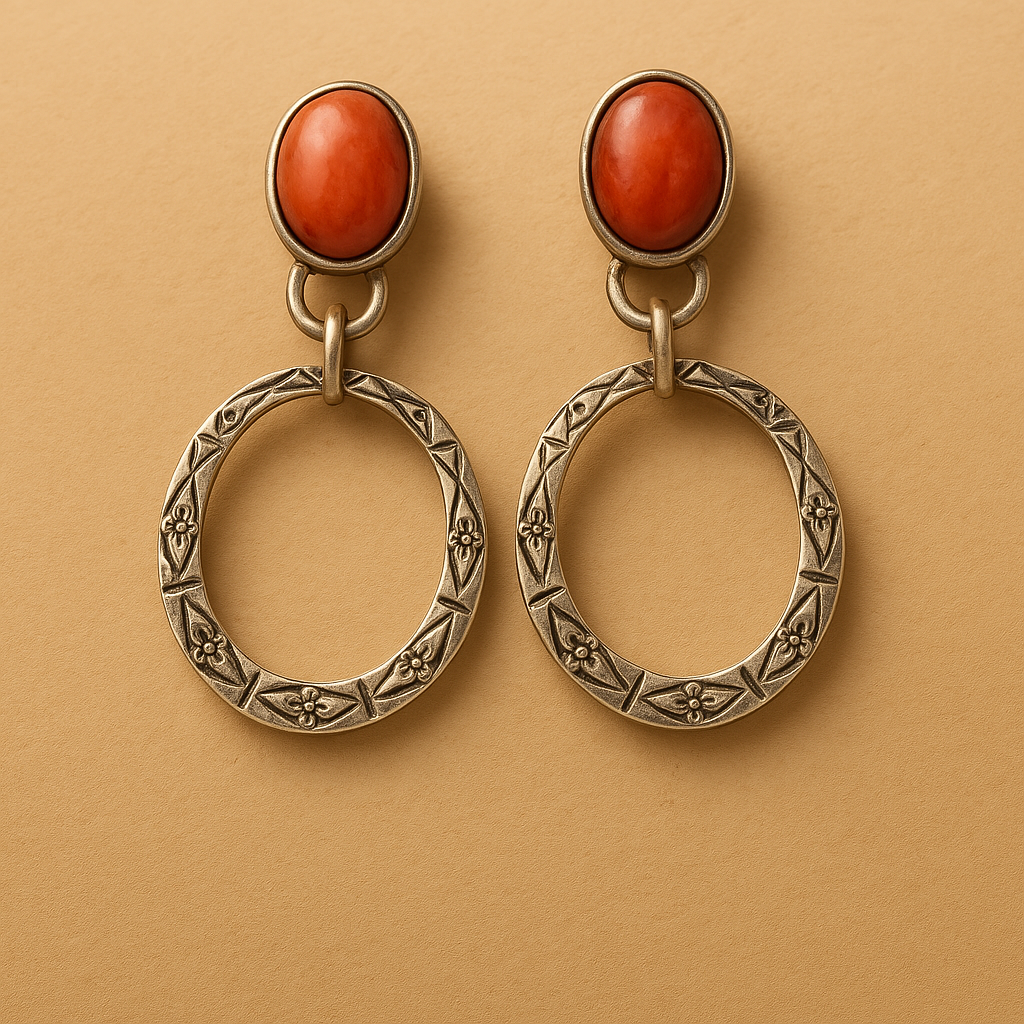 Luna™ | Boucles d'oreilles Bohèmes Vintage en Onyx