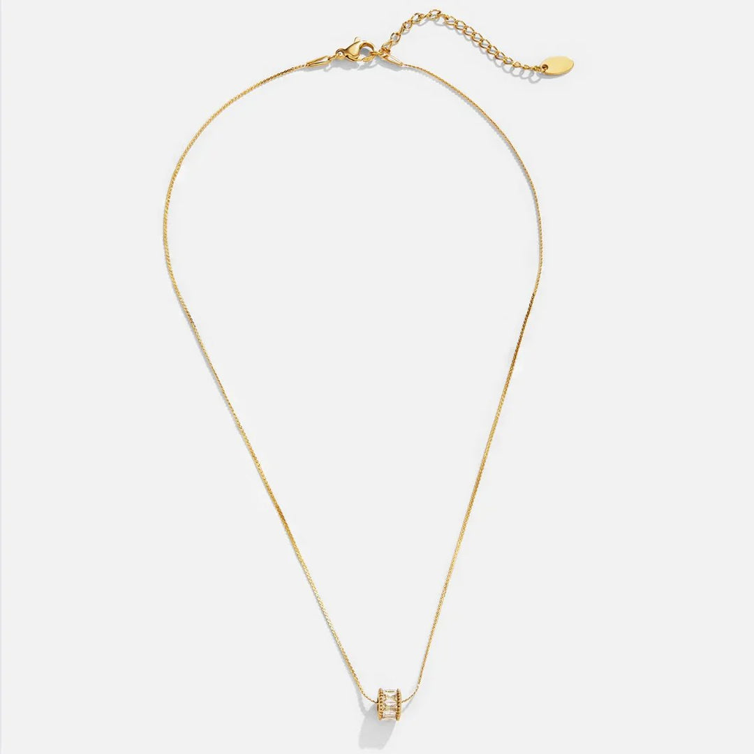 Collier en baril poli Elyna | Or