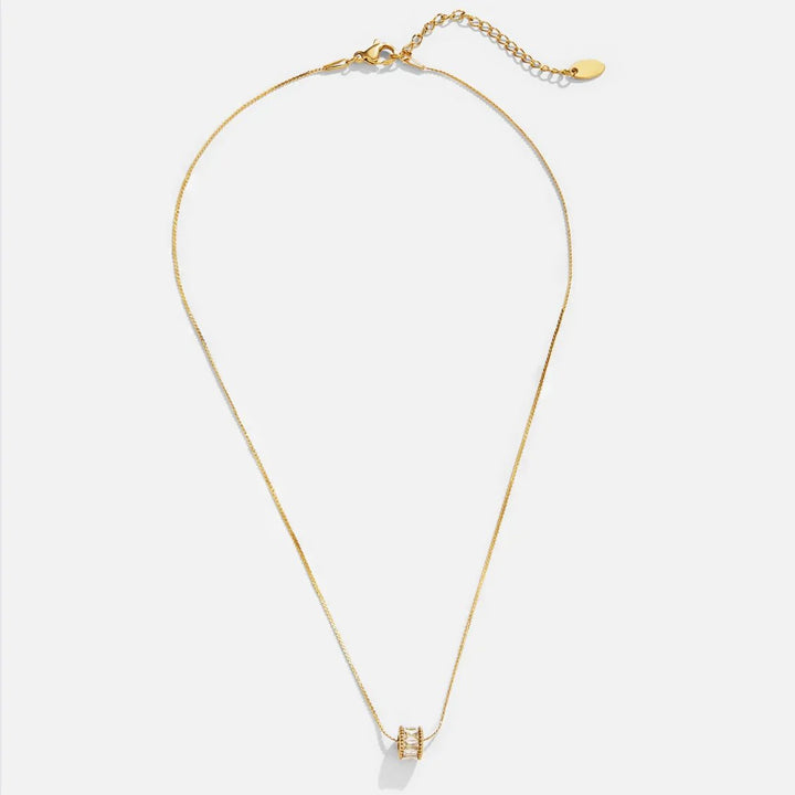 Collier en baril poli Elyna | Or