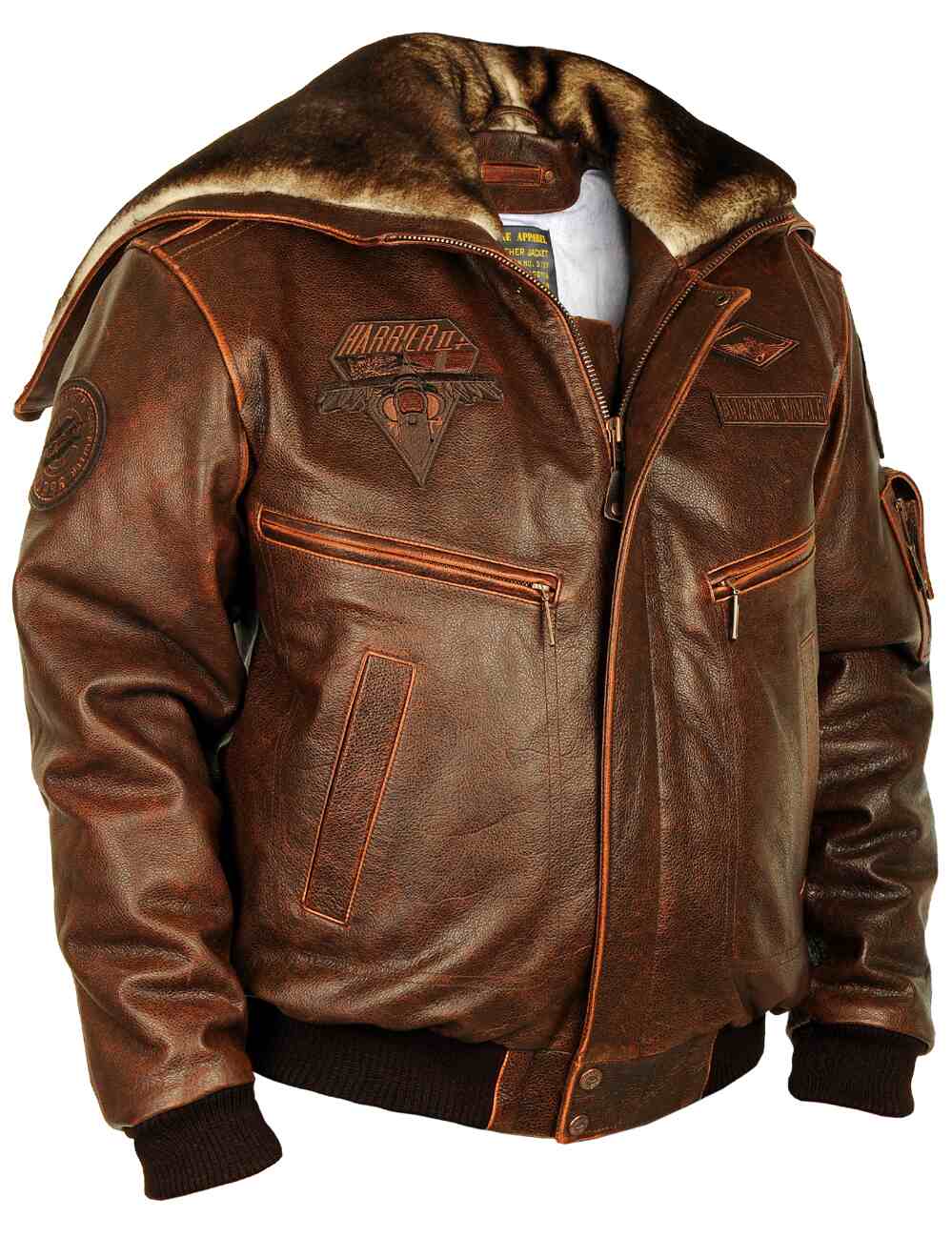 Harrier™ | Veste Aviateur en Cuir