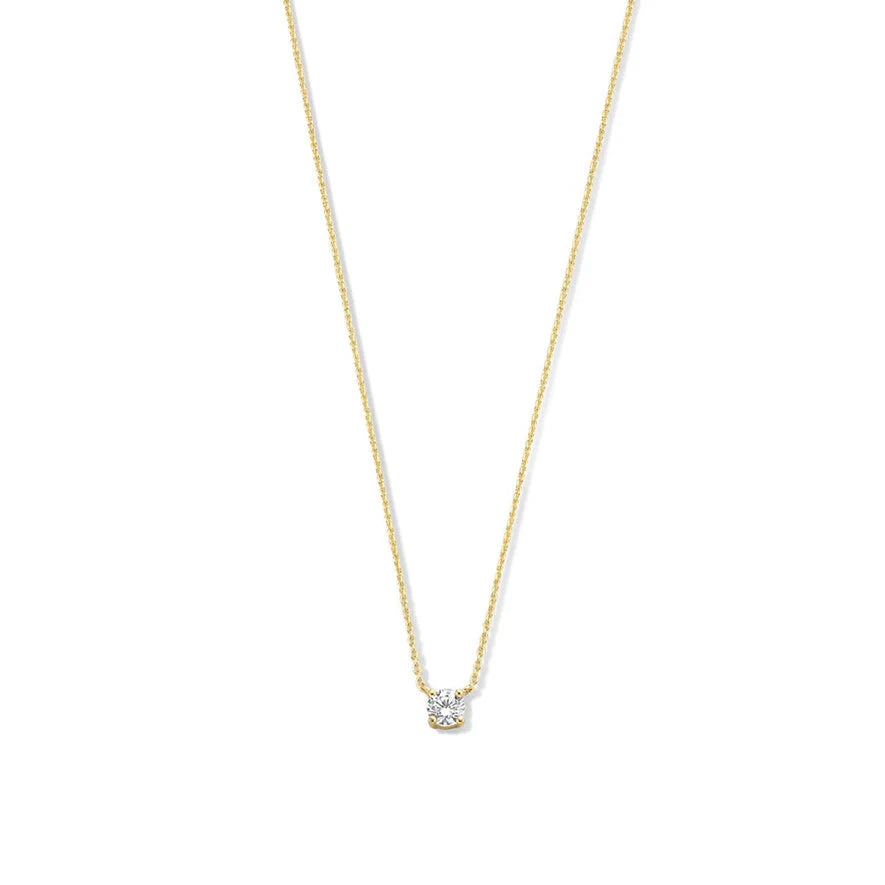 Collier en Pierre Moissanite Cléa | Or