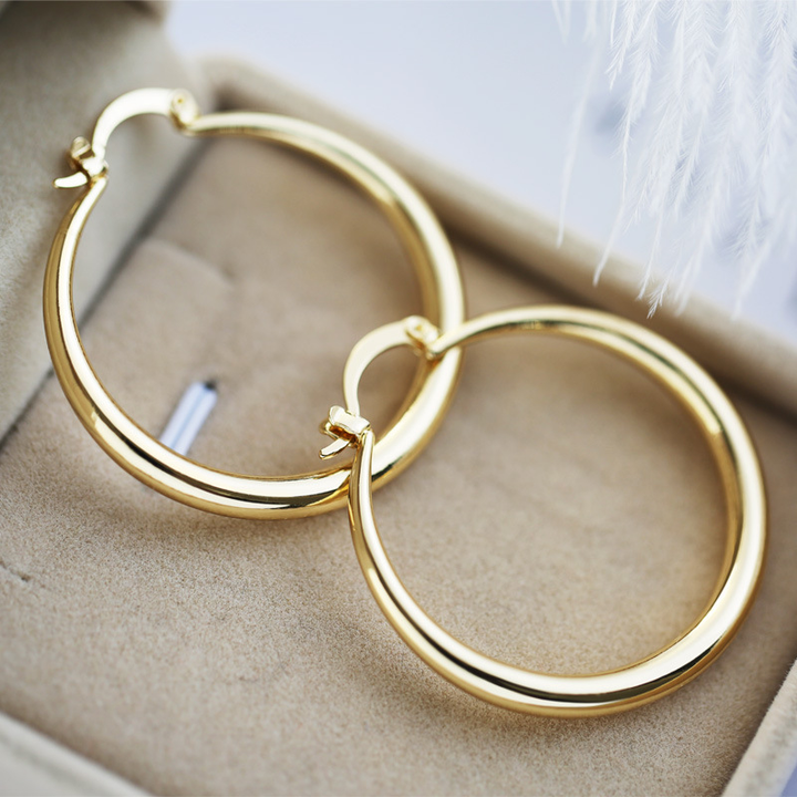 Luna™ | Boucles d'oreilles vintage dorées élégantes