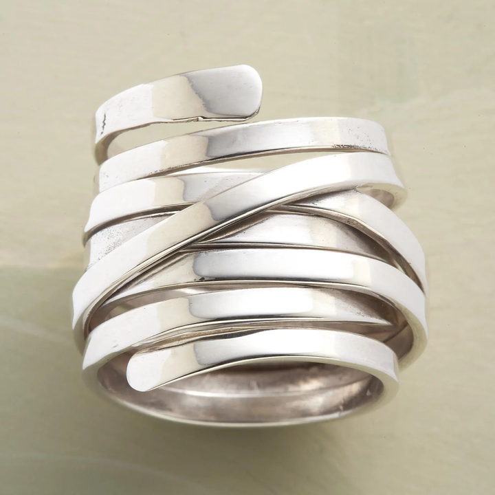 Vintage Thick Silver Ring