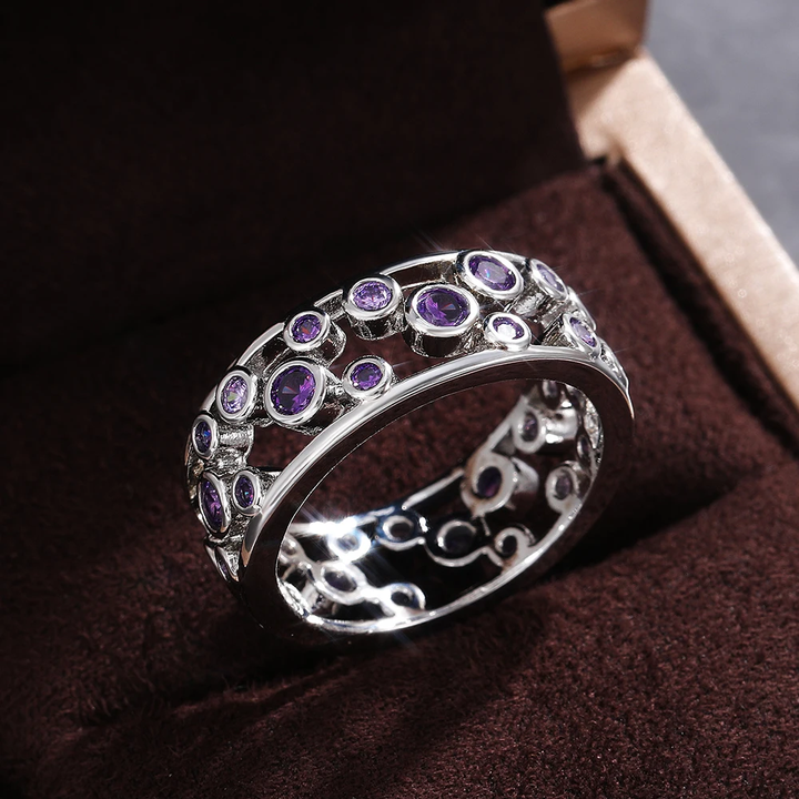 Zirconia™ | Bague Élégante avec Incrustations de Zircon