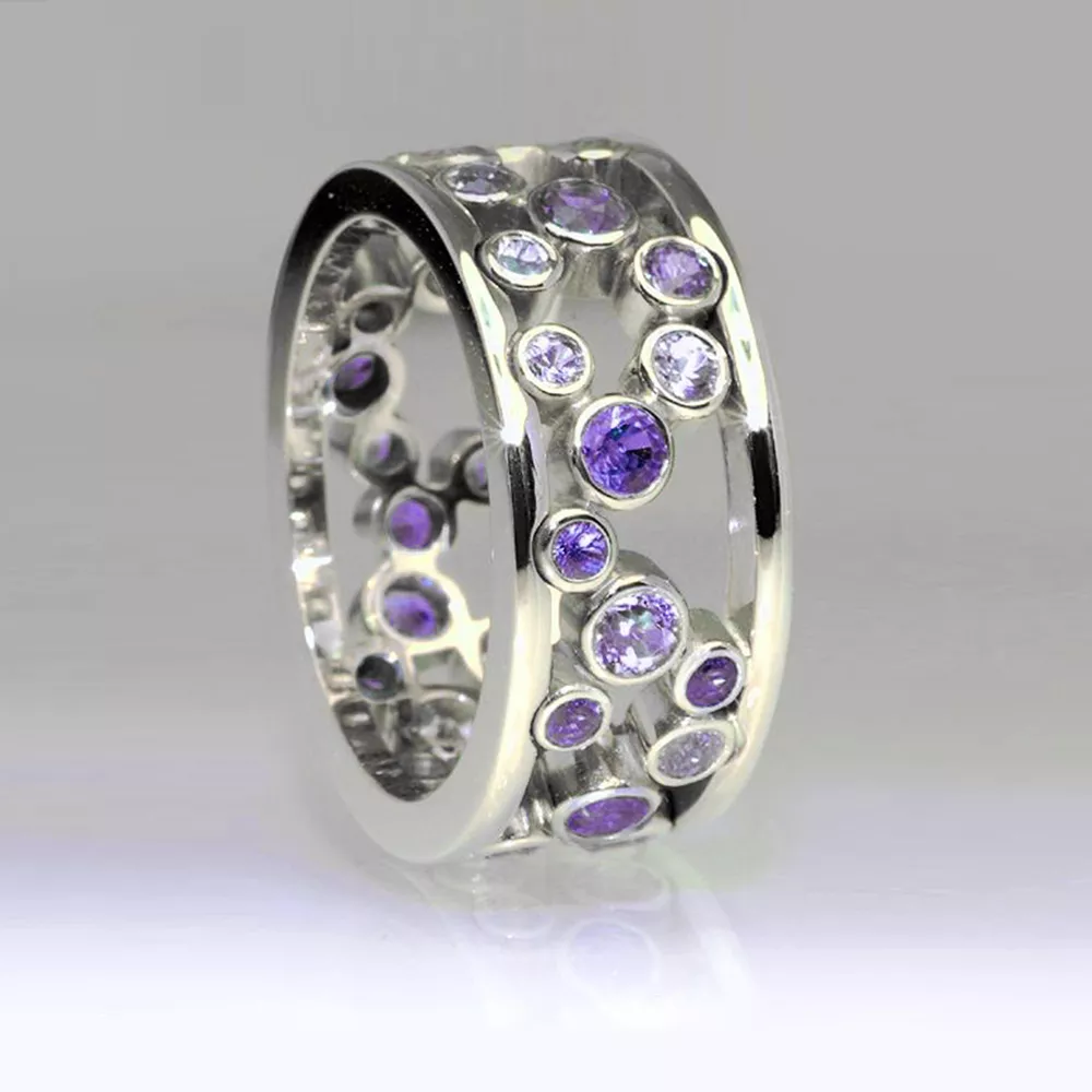Zirconia™ | Bague Élégante avec Incrustations de Zircon