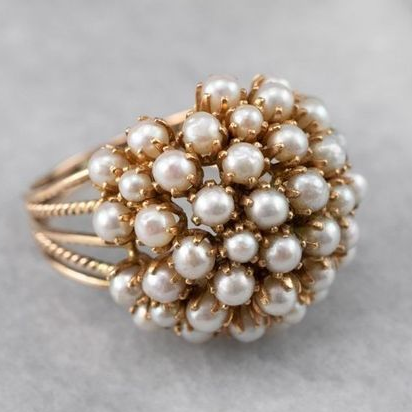 Luna™ | Bague Élégante en Perles Incrustées