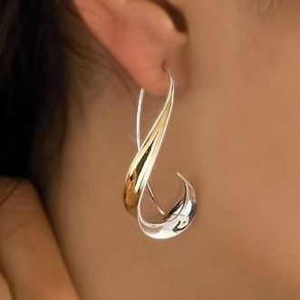 Luna™ | Boucles d'oreilles pendantes vintage dorées
