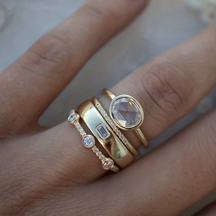 Luna™ | Bague Vintage Élégante avec Zircon