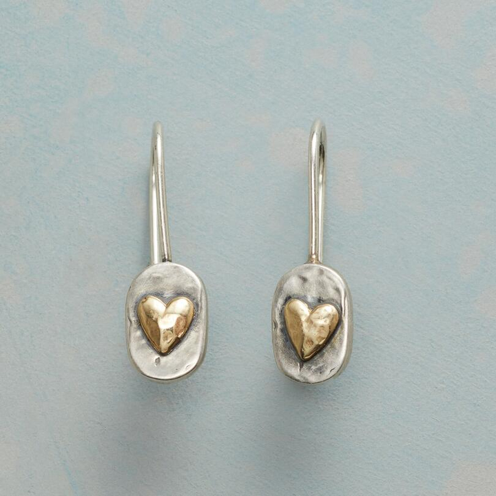 Livia™ | Boucles d'oreilles vintage en cœur doré