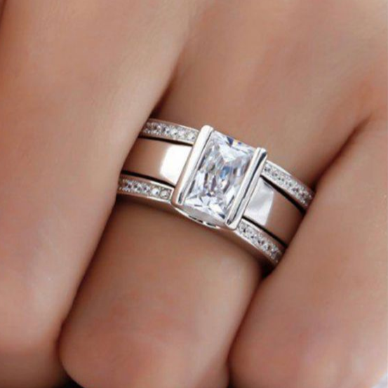 Luna™ | Bague Vintage Incrustée en Verre