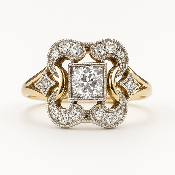 Luna™ | Bague Vintage Éclatante en Zirconia