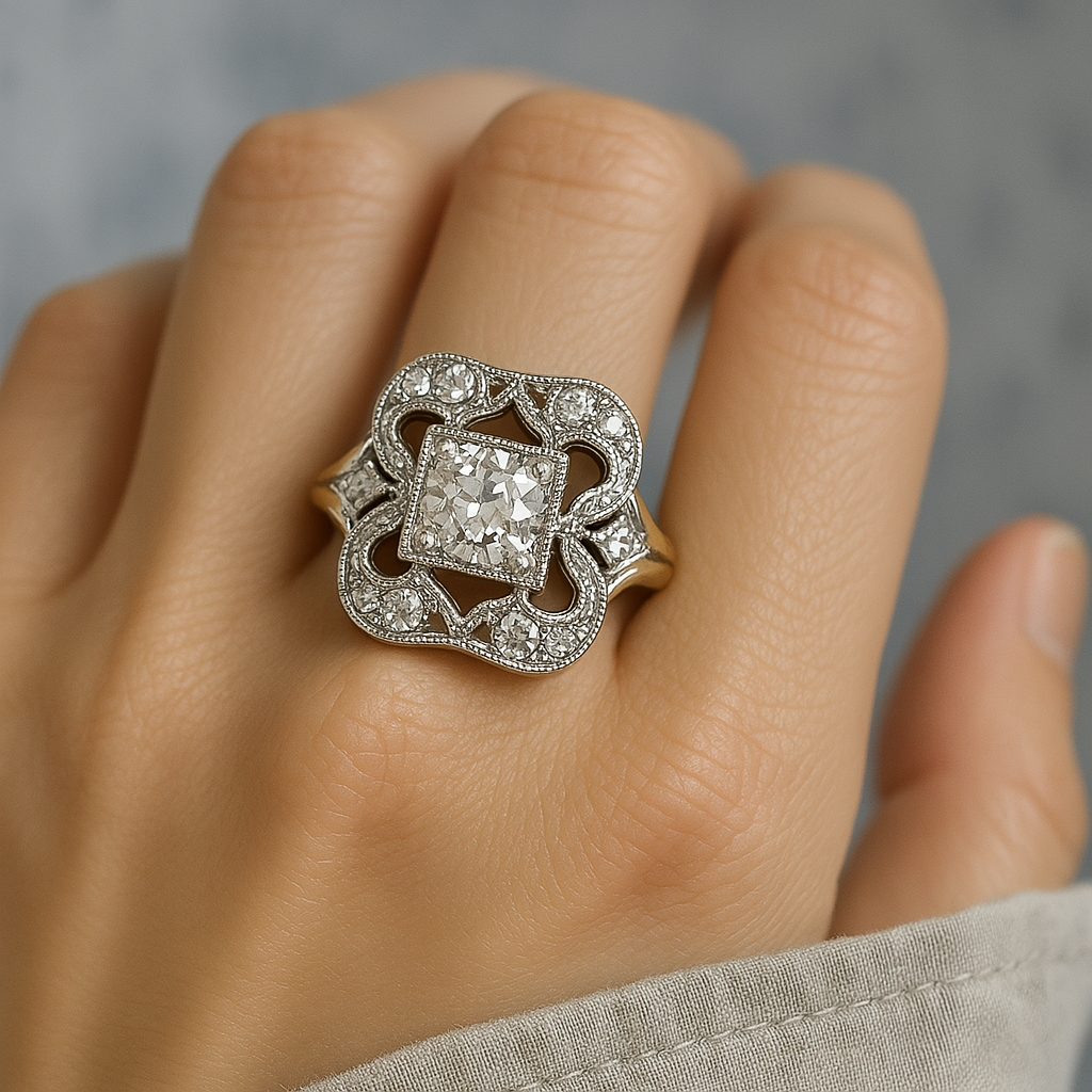 Luna™ | Bague Vintage Éclatante en Zirconia