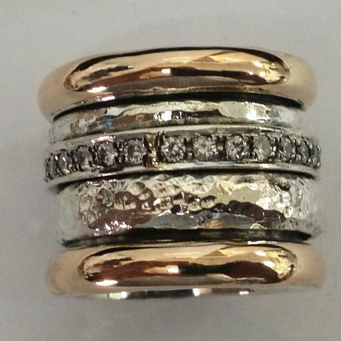 Luna™ | Bague Vintage Épaisse Superposée en Or