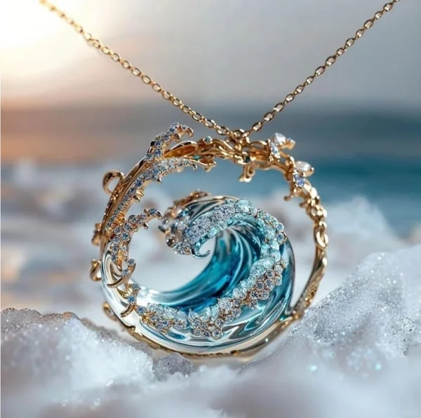 Aurelia™ | Collier de Serment de l'Océan Élégant