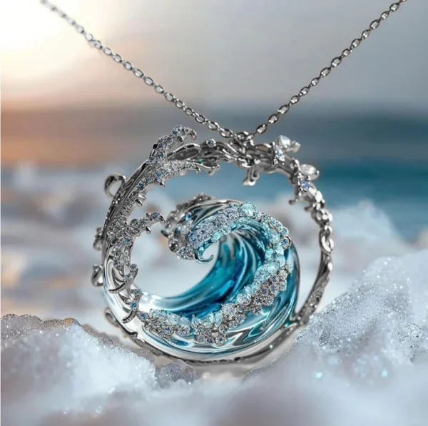 Aurelia™ | Collier de Serment de l'Océan Élégant