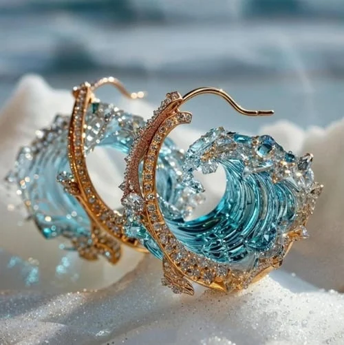 Marina™ | Boucles d'oreilles Élégantes Serment de l'Océan
