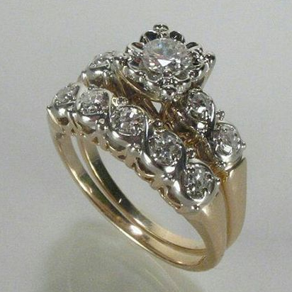 Luna™ | Bague Vintage Éblouissante en Or