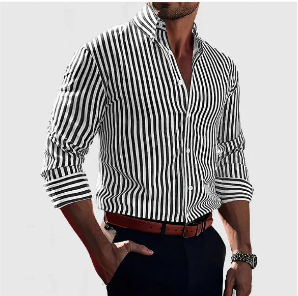 Savrani™ | Chemise Confidence à rayures