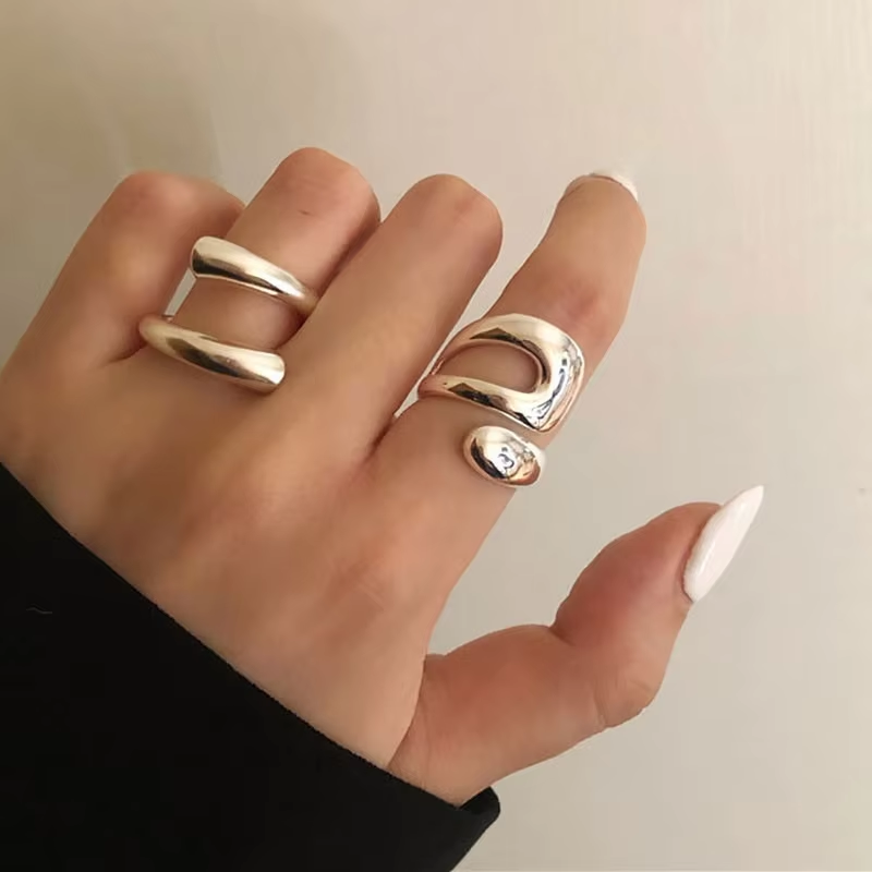 Paquet d'anneaux en argent